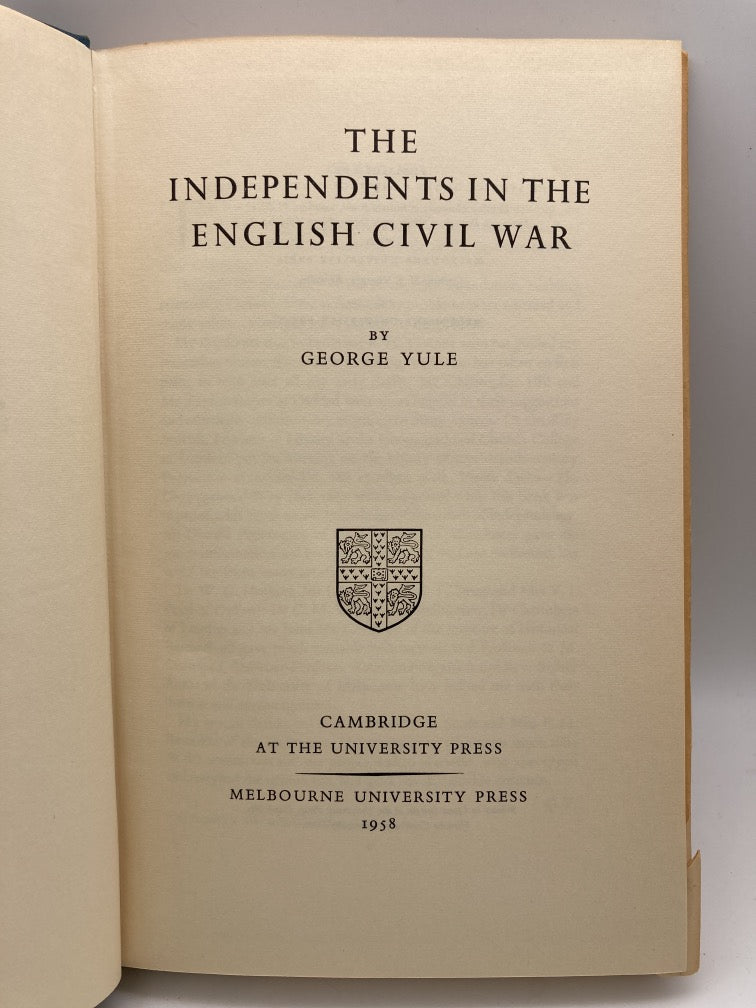 The Independents in the English Civil War