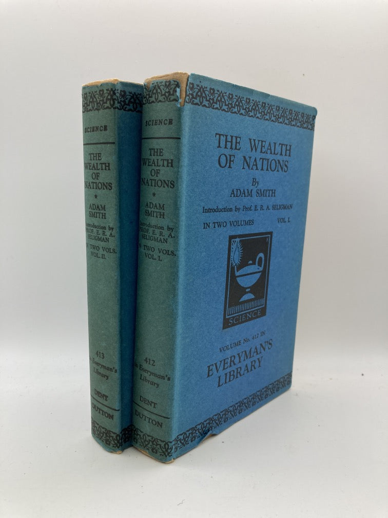 The Wealth of Nations: Two Volume Set (Everyman's Library #412 & #413))