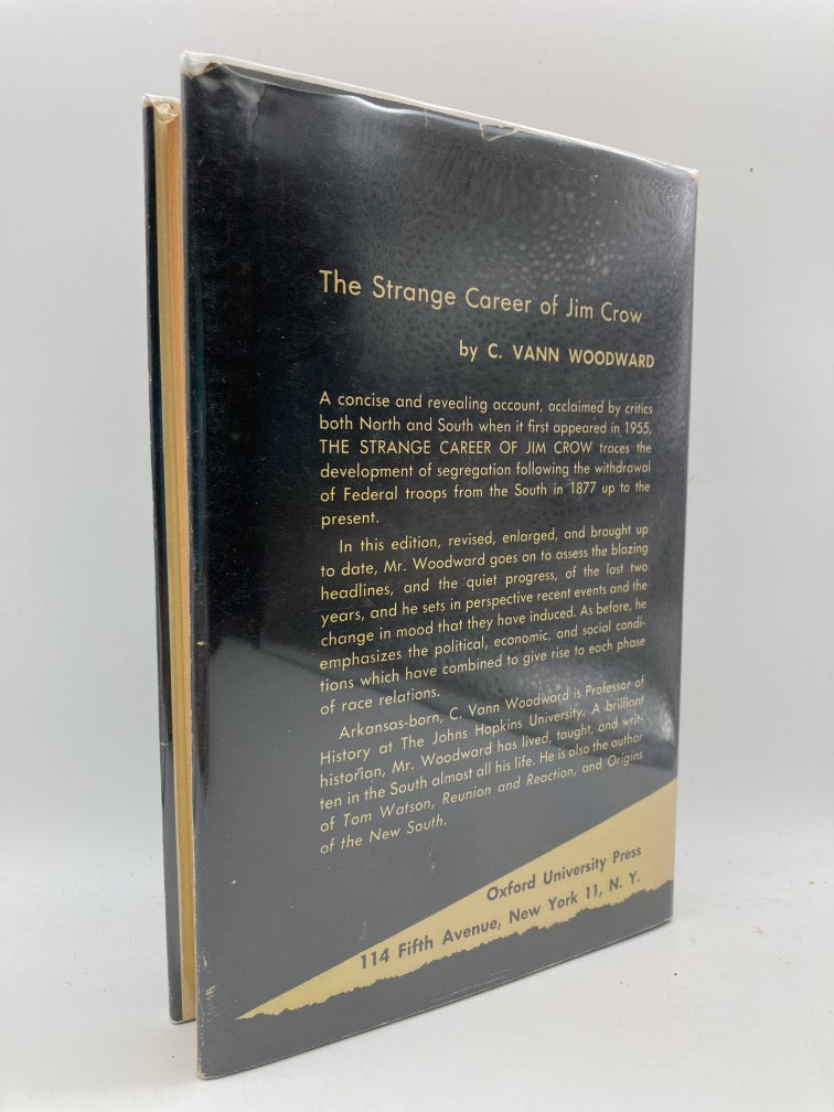 The Strange Career of Jim Crow: A Brief Account of Segregation (New and Revised Edition 1957)