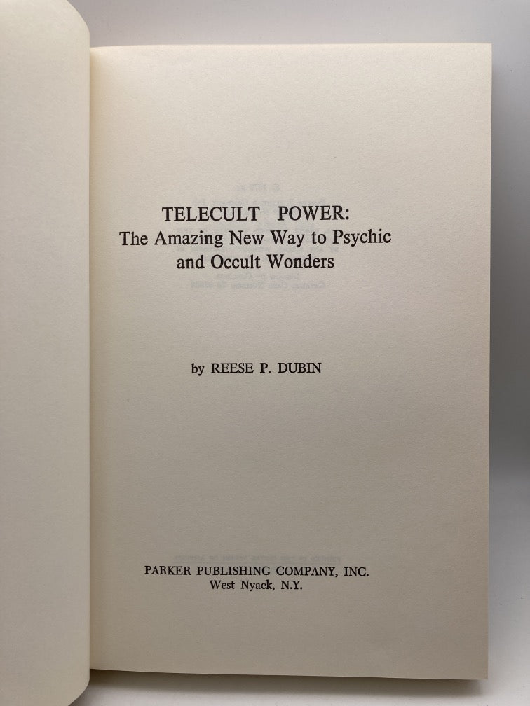 Telecult Power: The Amazing New Way to Psychic and Occult Wonders