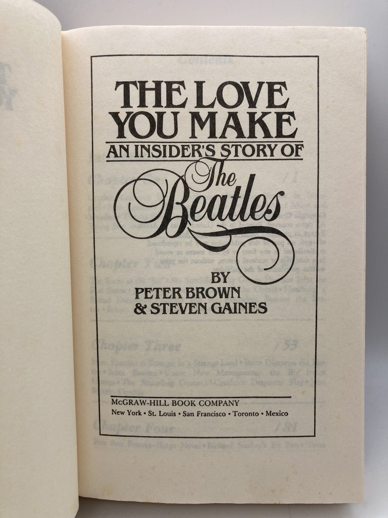 The Love You Make: An Insider's Story of The Beatles