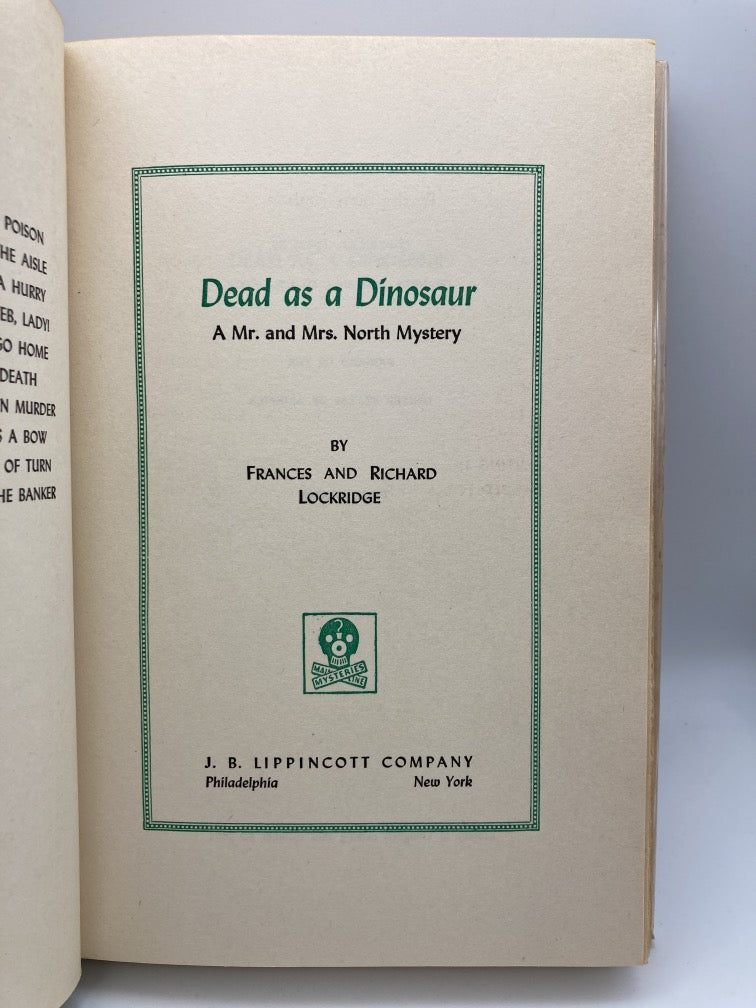 Dead As a Dinosaur: A Mr. and Mrs. North Mystery