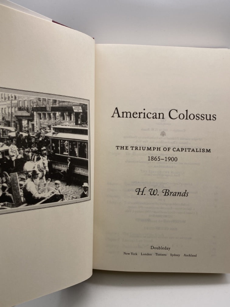 American Colossus: The Triumph of Capitalism 1865-1900