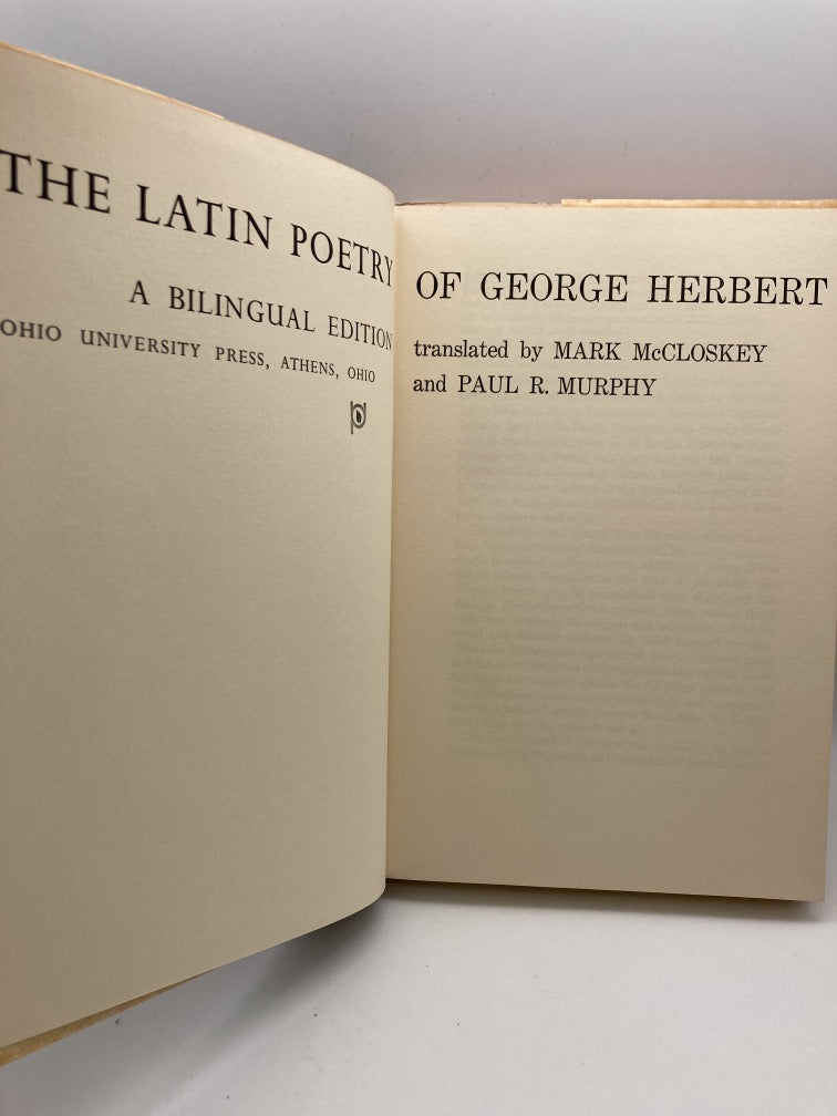 The Latin Poetry of George Herbert