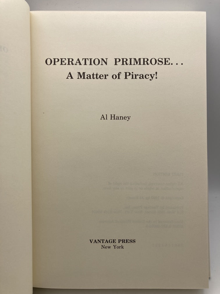 Operation Primrose...a Matter of Piracy!