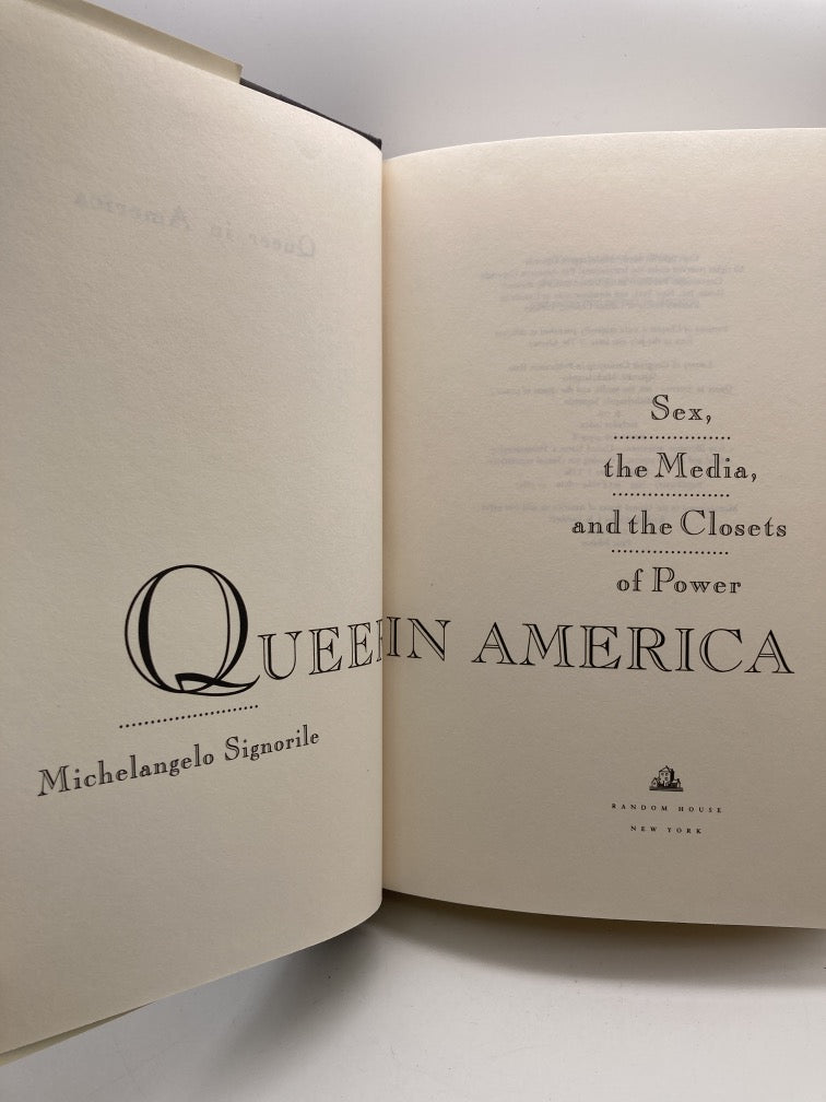 Queer in America: Sex, the Media and the Closets of Power