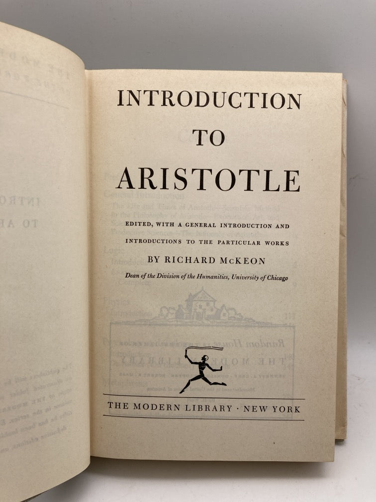 Introduction to Aristotle (Modern Library)