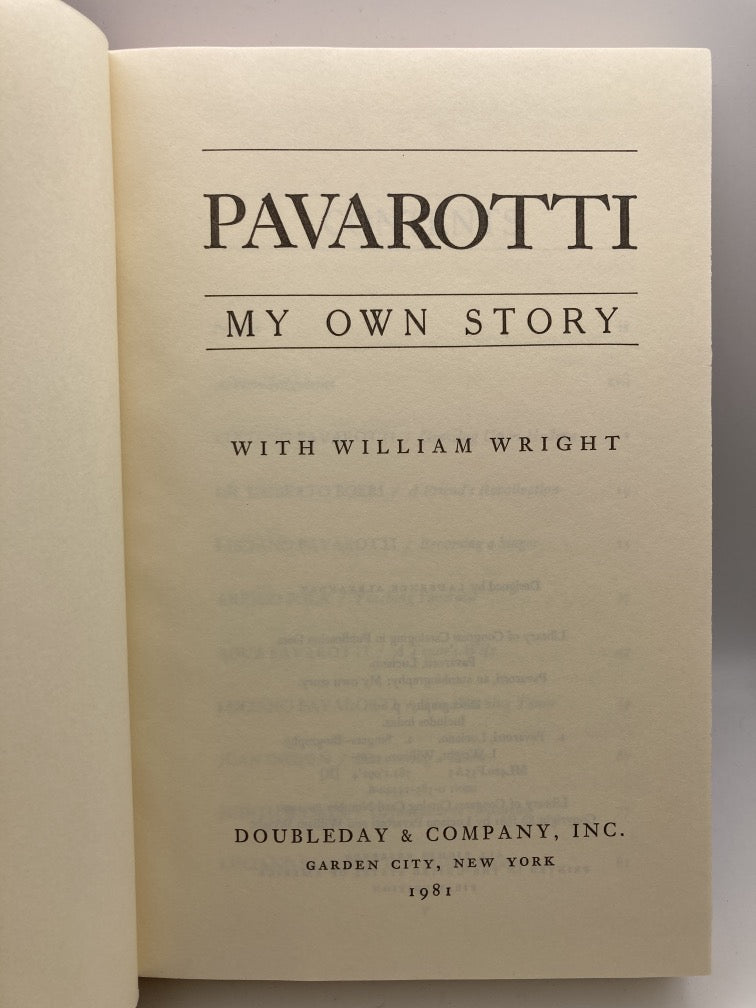 Pavarotti: My Own Story