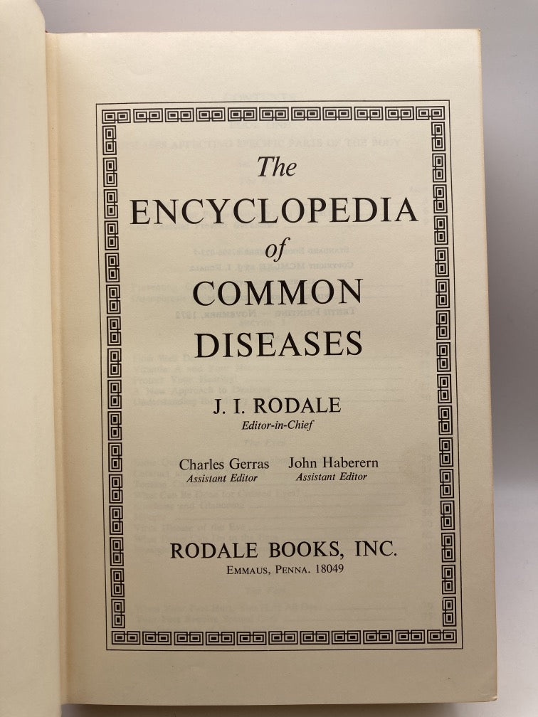 Encyclopedia of Common Diseases