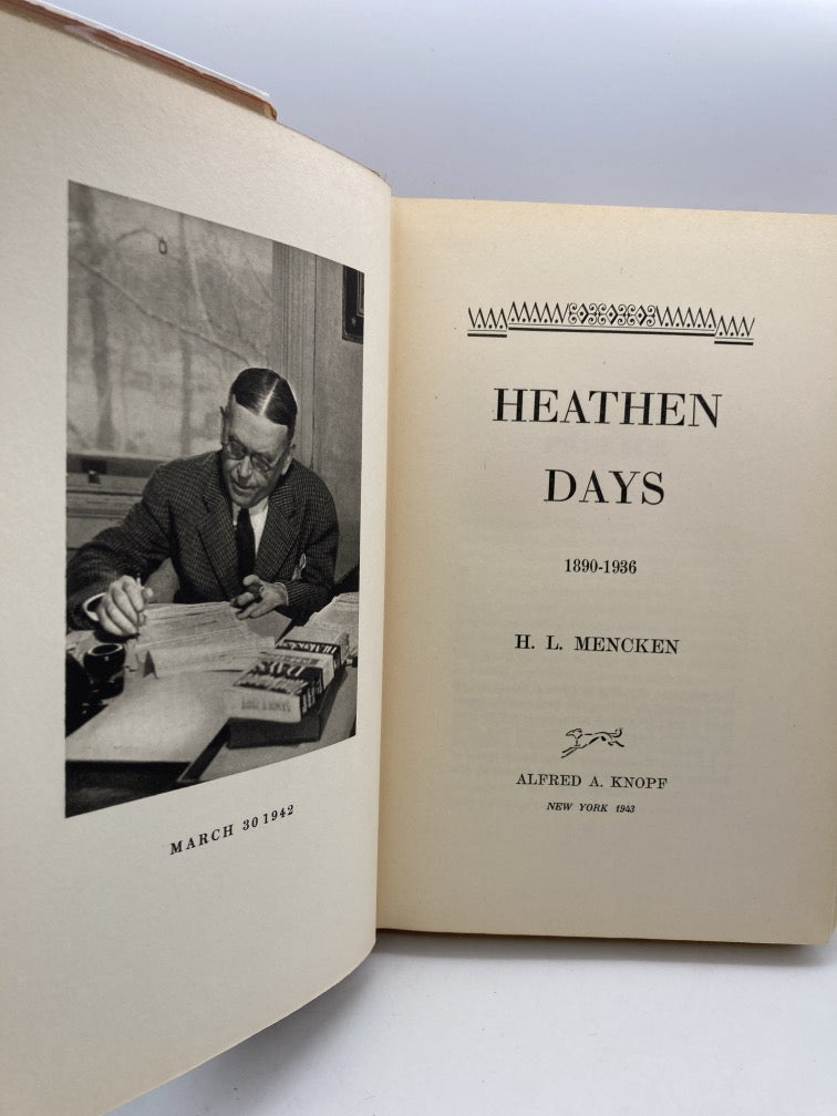 Heathen Days 1890-1936