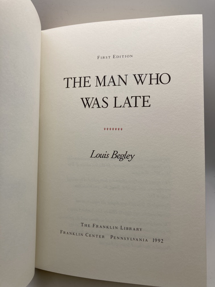 The Man Who Was Late (Franklin LibrarySigned First Edition)