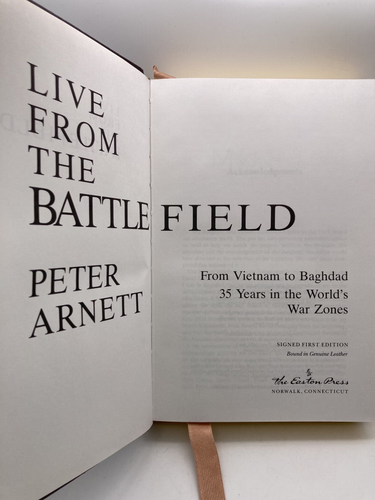 Live from the Battlefield (Easton Press Signed First Edition)