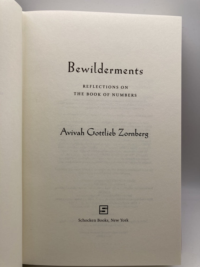 Bewilderments: Reflections on the Book of Numbers