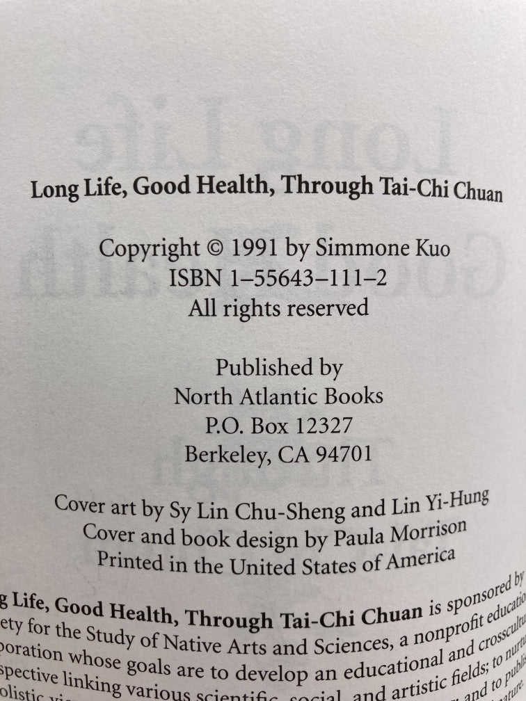 Long Life Good Health Through Tai-Chi Chuan