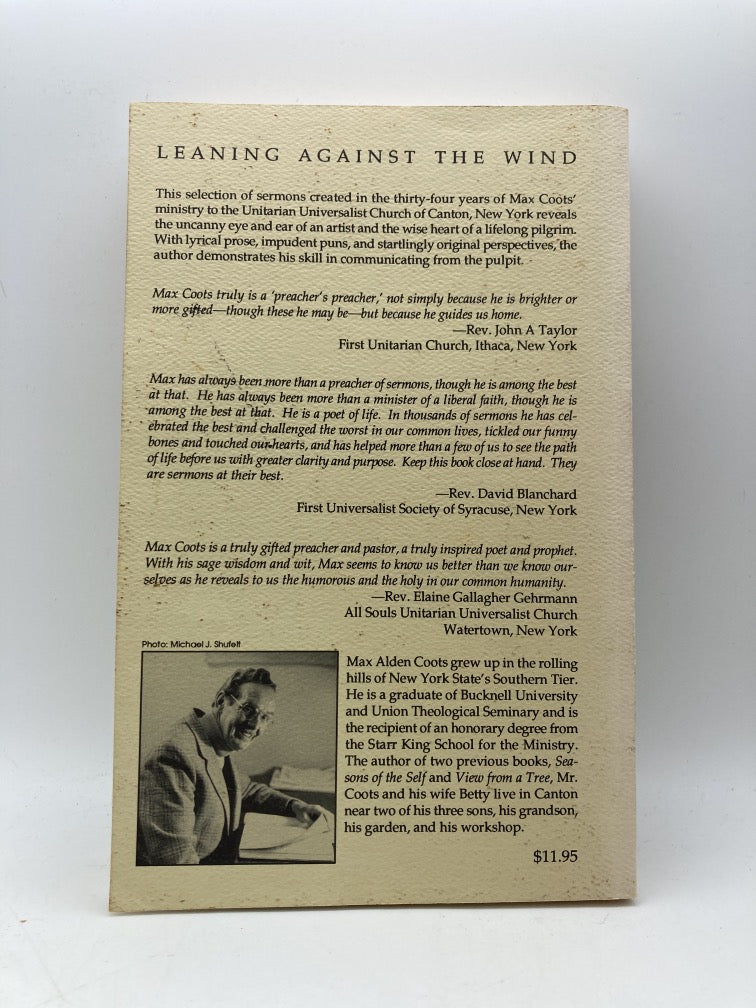 Leaning Against the Wind: A Selection of Sermons