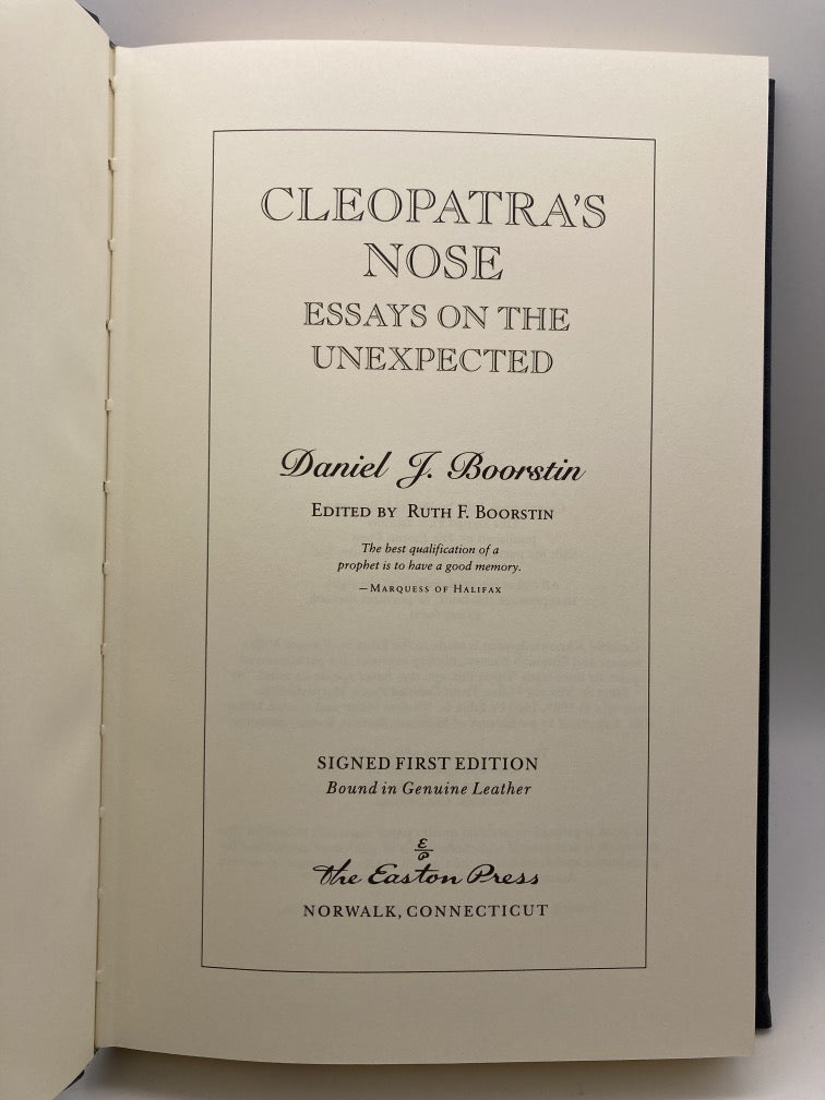 Cleopatra's Nose (Easton Press Signed First Edition)
