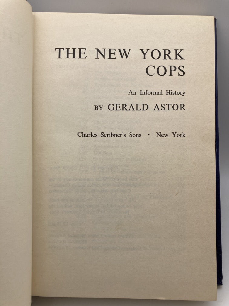 The New York Cops: An Informal History