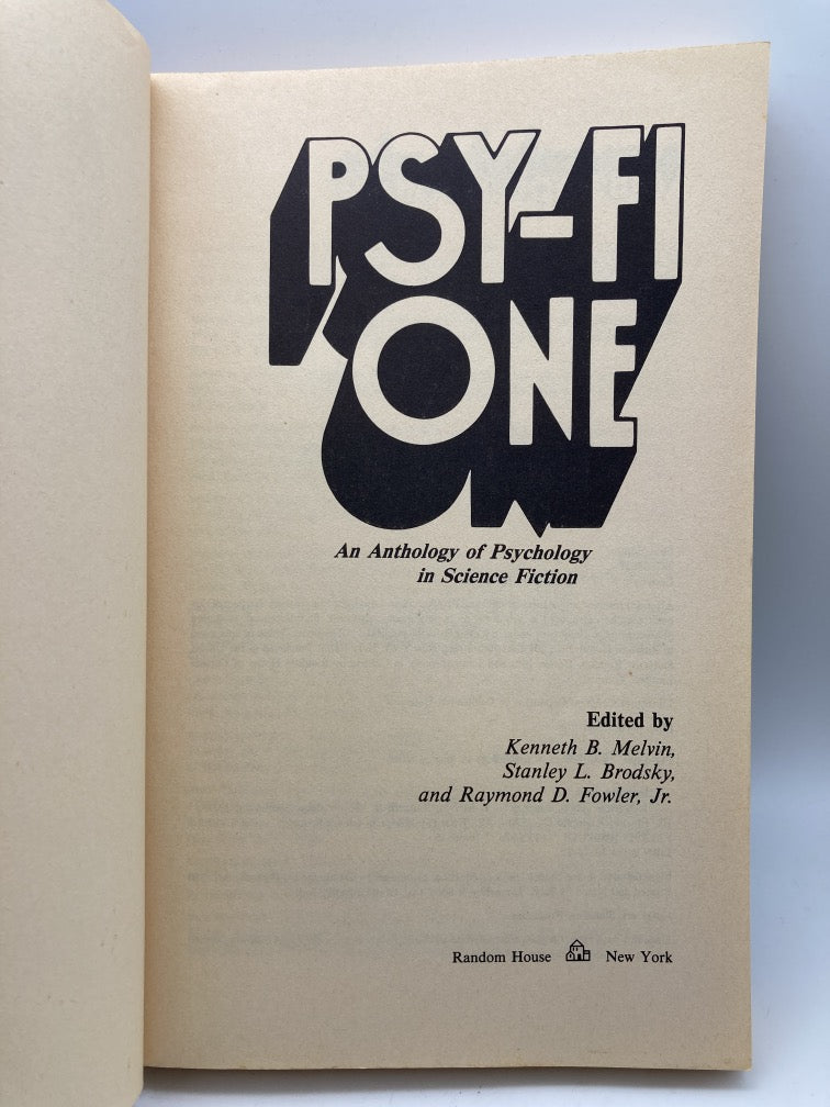 Psy Fi One: An Anthology of Psychology in Science Fiction