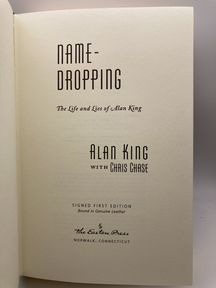 Name Dropping (Easton Press Signed First Edition)