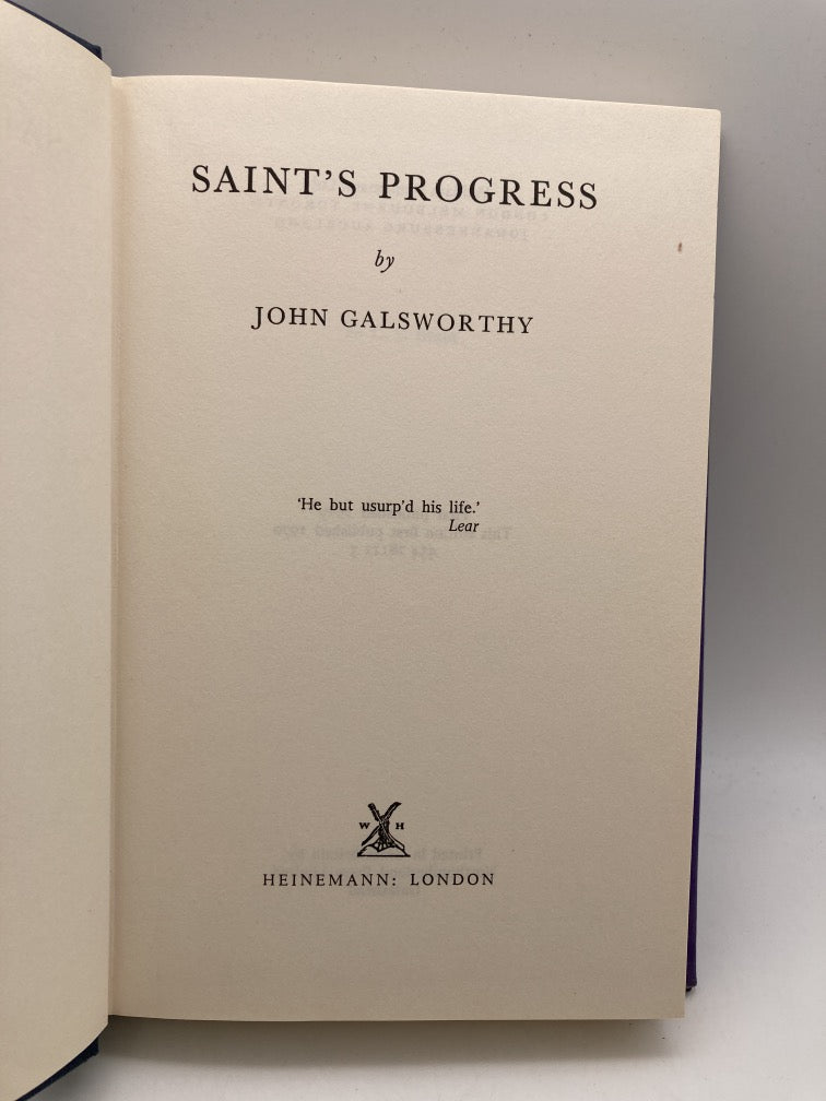 Saint's Progress