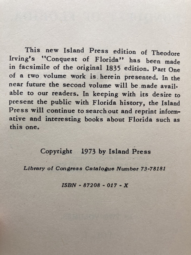 The Conquest of Florida Under Hernando de Soto: Volume One