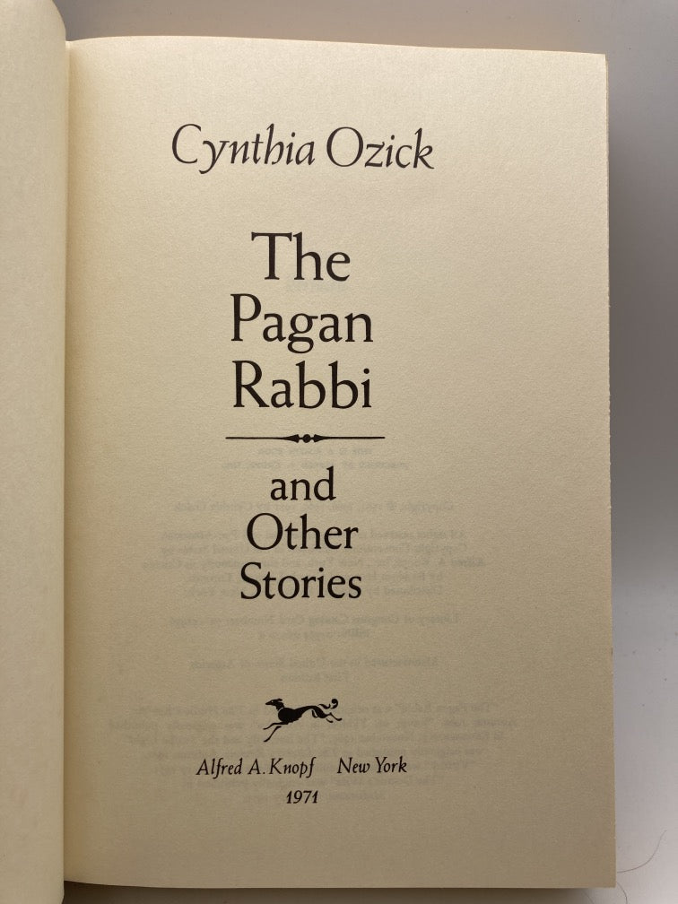 The Pagan Rabbi and Other Stories