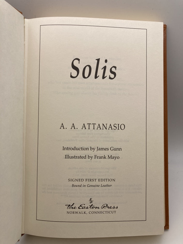 Solis (Easton Press Signed First Edition)