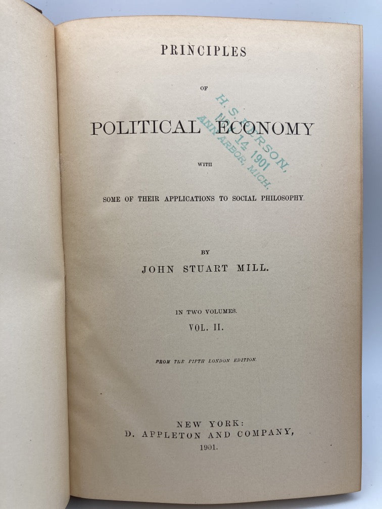 Principles of Political Economy: Vol. 2