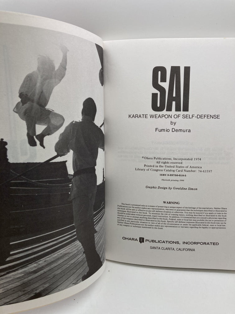 SAI: Karate Weapon of Self-Defense