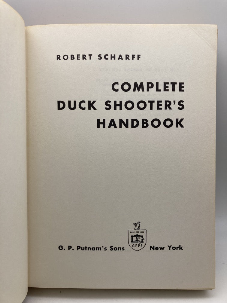 Complete Duck Shooter's Handbook