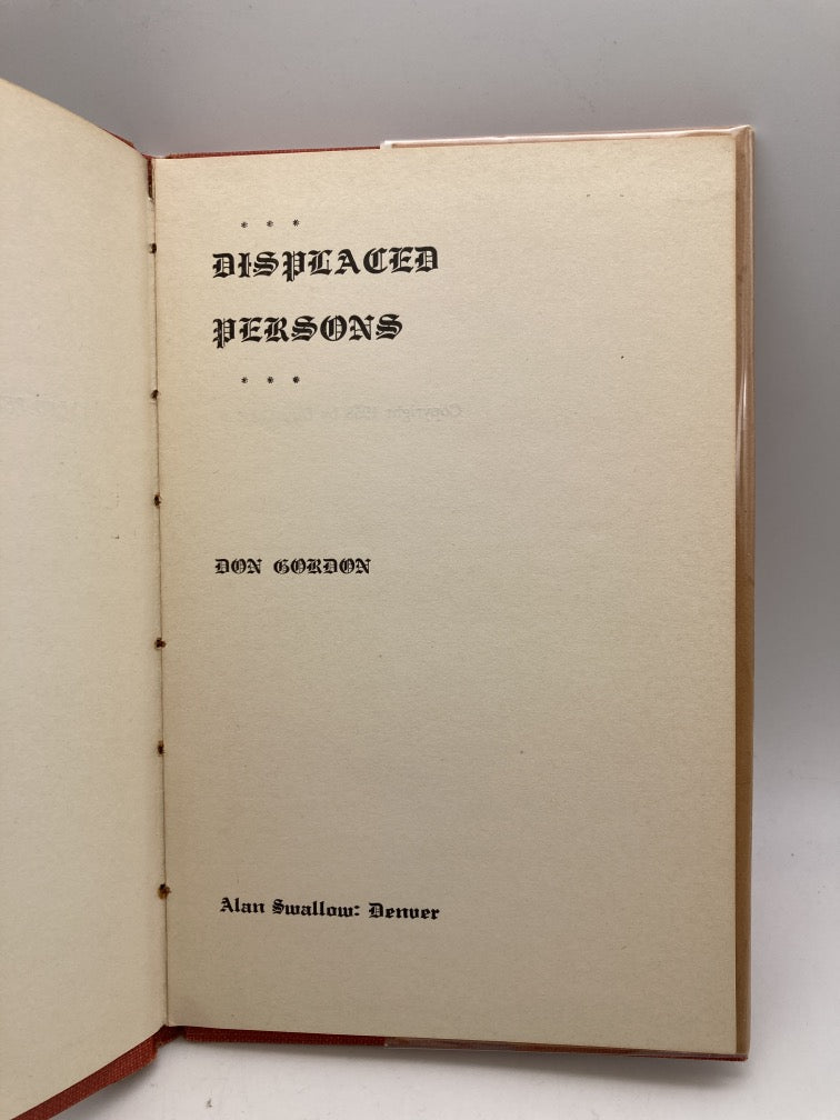 Displaced Persons: Poems by Don Gordon