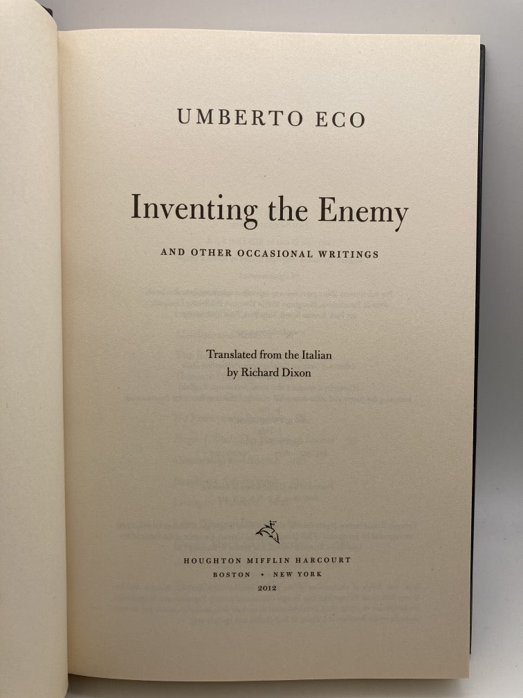 Inventing the Enemy: Essays