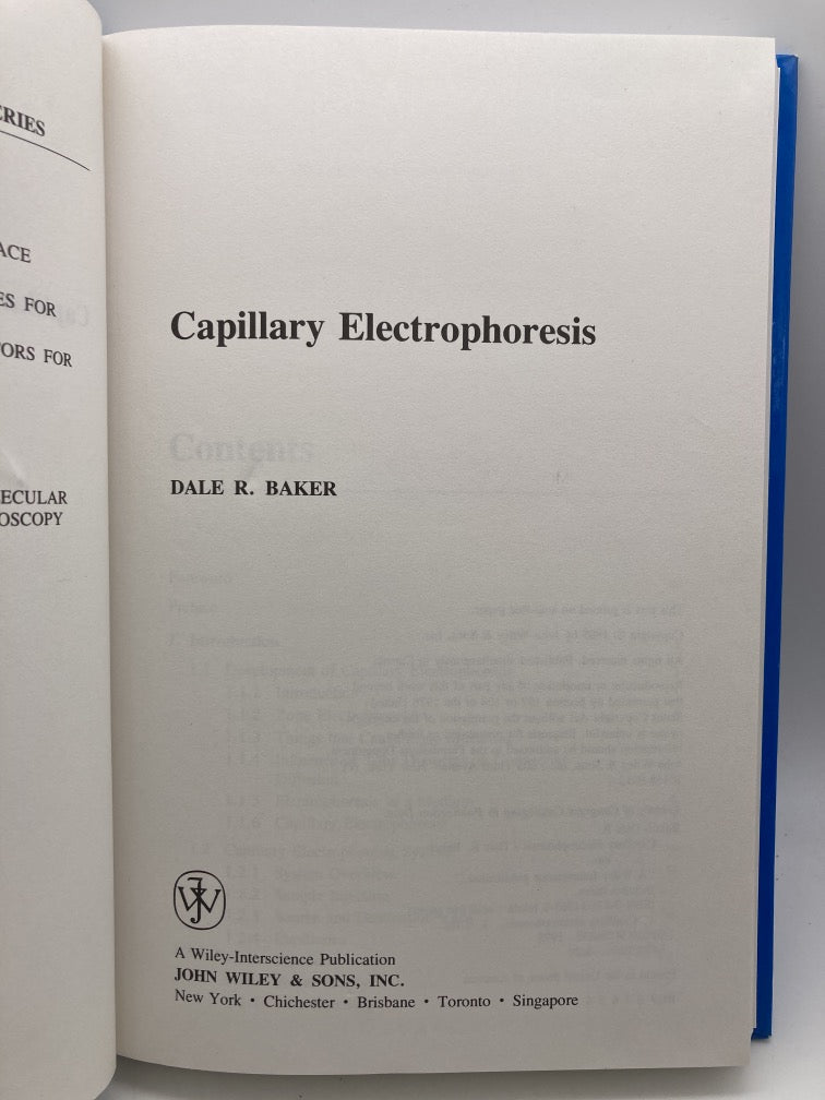 Capillary Electrophoresis