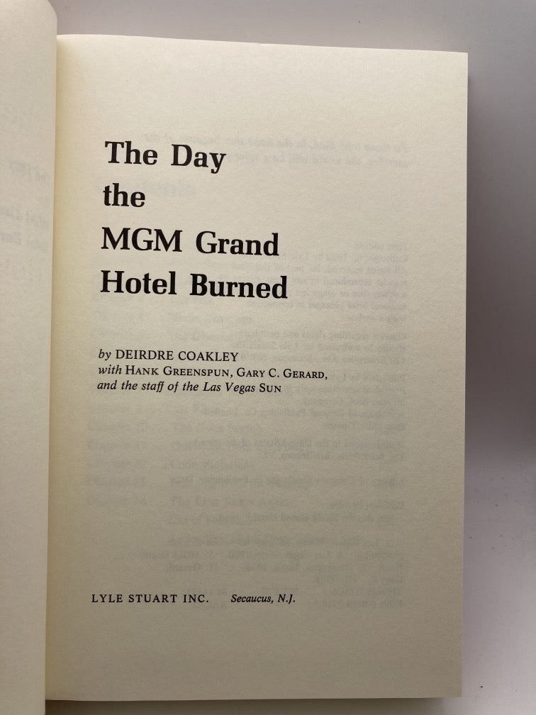 The Day the MGM Grand Hotel Burned