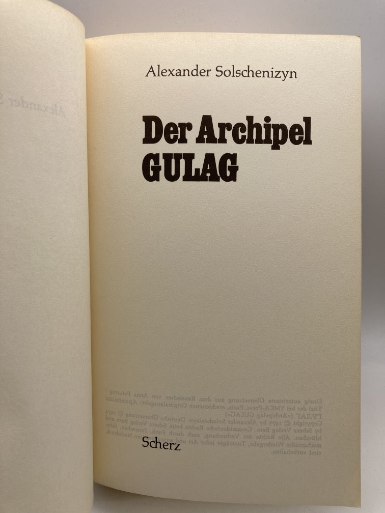 Der Archipel Gulag (2 Volume Set)