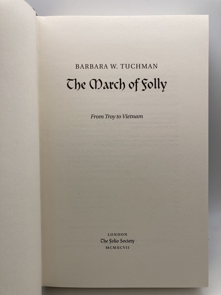 The March of Folly & A Distant Mirror (Folio Society)