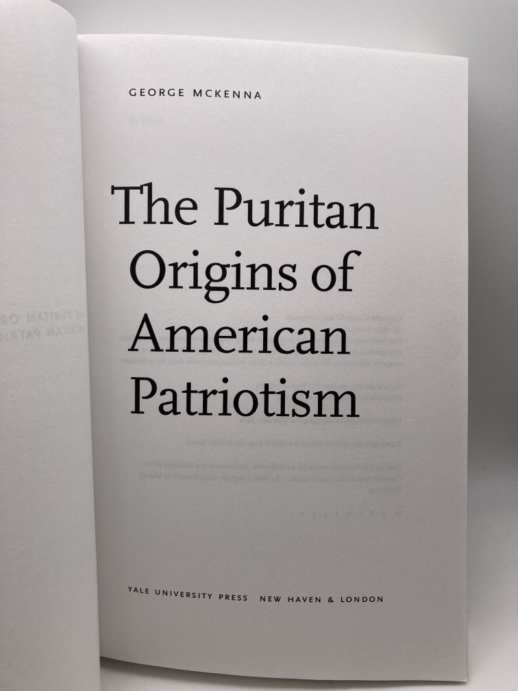 The Puritan Origins of American Patriotism