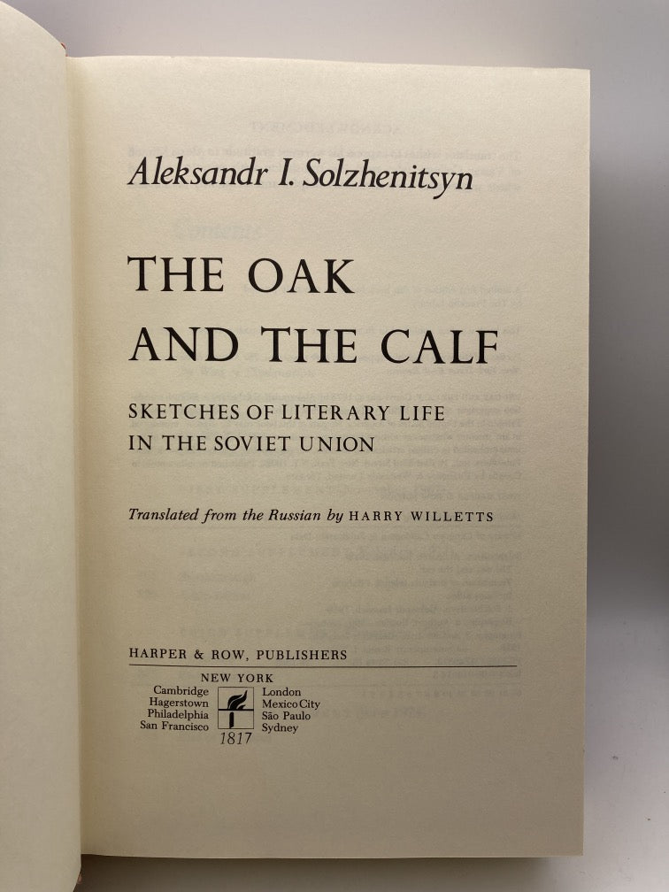 The Oak and the Calf: A Memoir