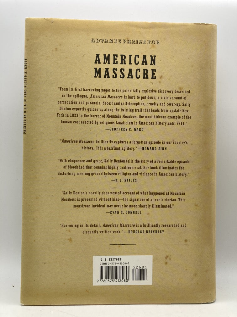 American Massacre: The Tragedy at Mountain Meadows, September 1857