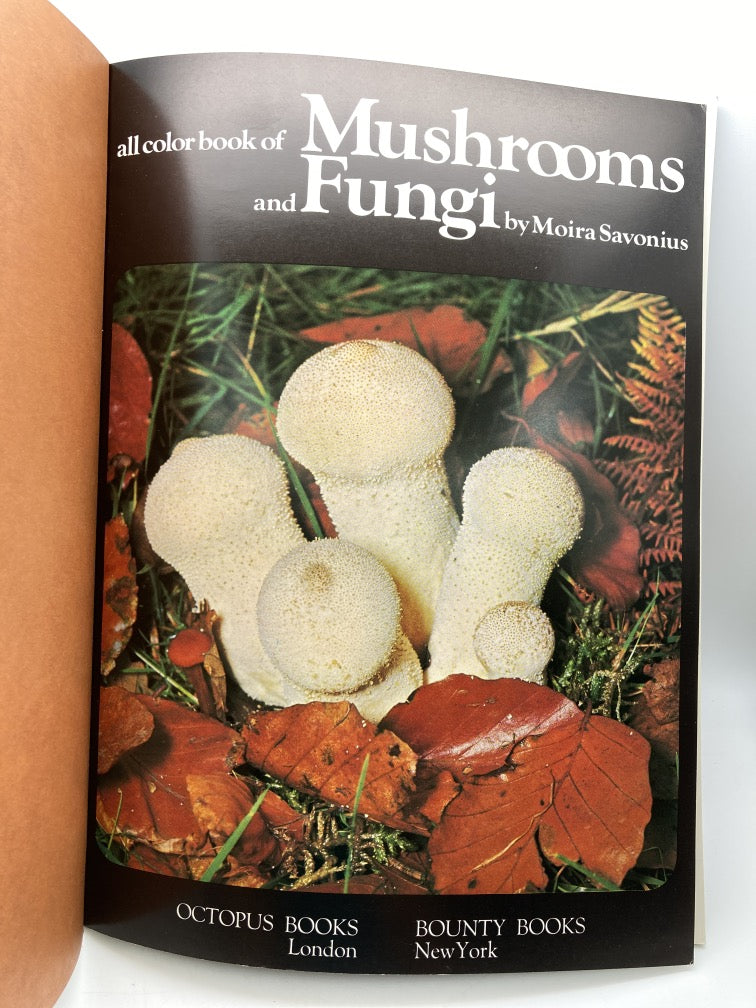 All Color Book of Mushrooms and Fungi