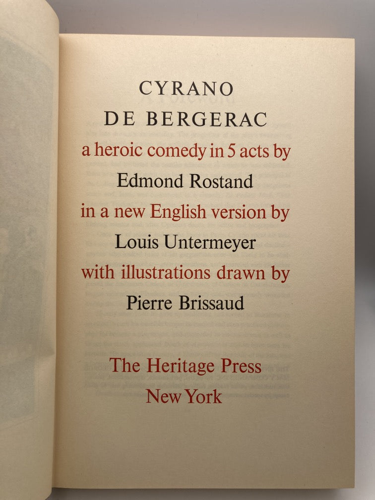 Cyrano de Bergerac (Heritage Press)