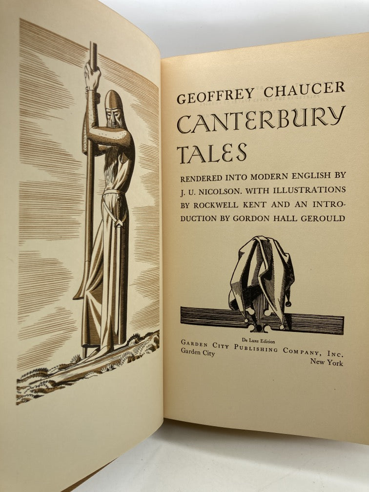 The Canterbury Tales in Modern English: Illustrated by Rockwell Kent