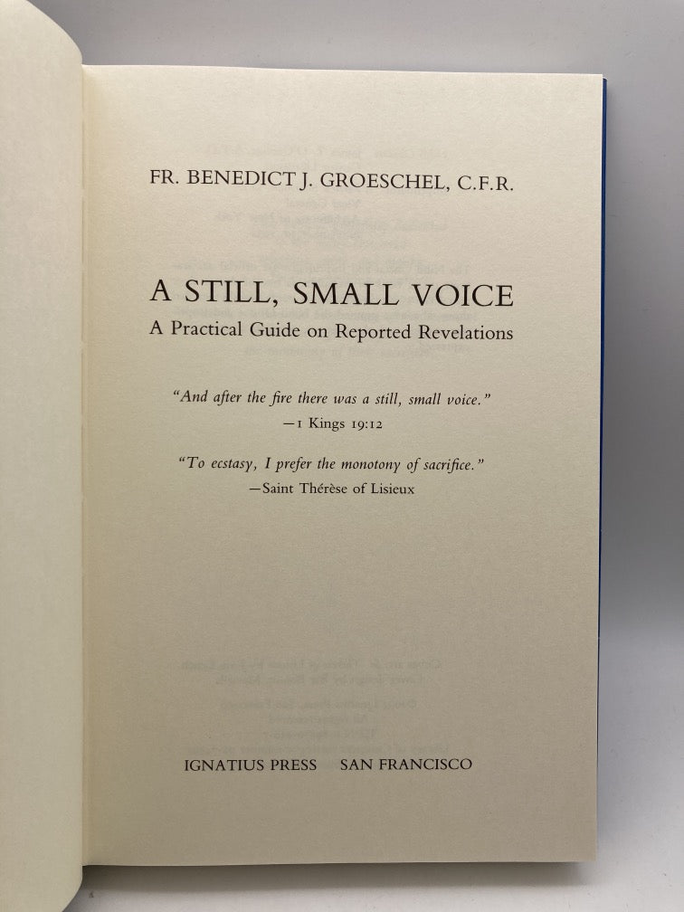 A Still, Small Voice: A Practical Guide on Reported Revelations