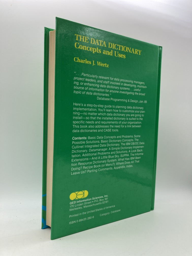 The Data Dictionary Concepts and Uses