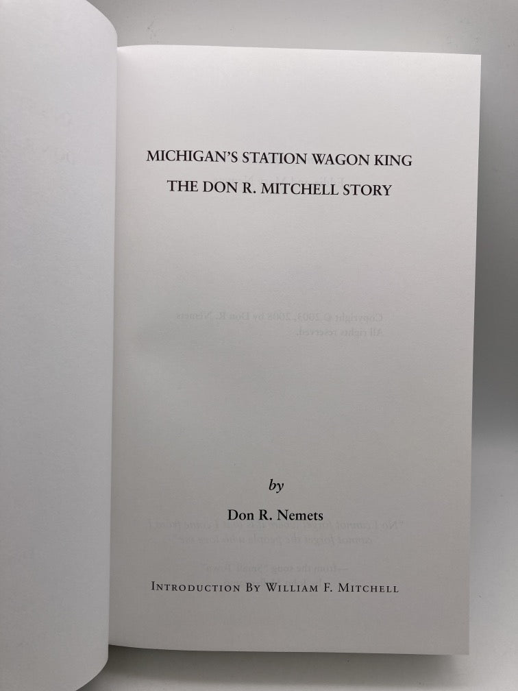 Michigan's Station Wagon King: The Don R. Mitchell Story