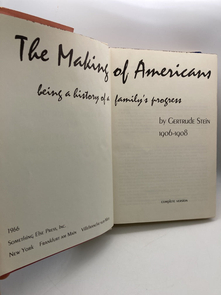 The Making of Americans