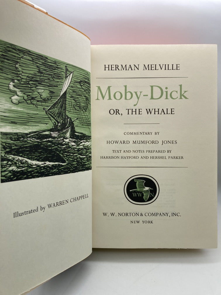 Moby Dick (with commentary by Howard Mumford Jones)