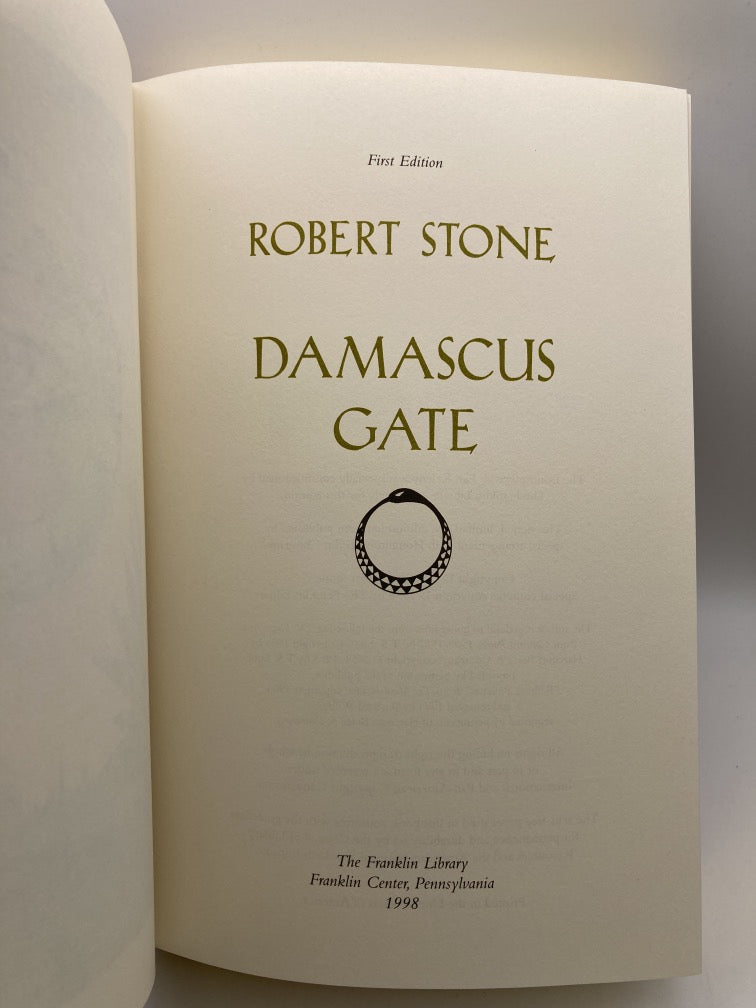 Damascus Gate (Franklin Library Signed First Edition)