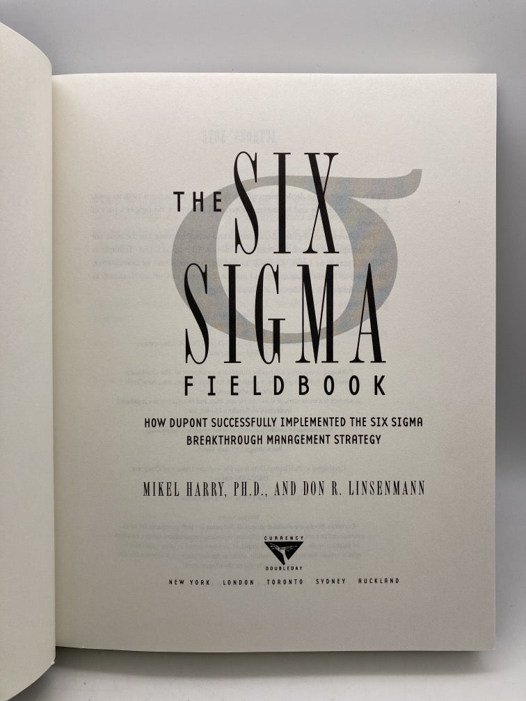 The Six Sigma Fieldbook