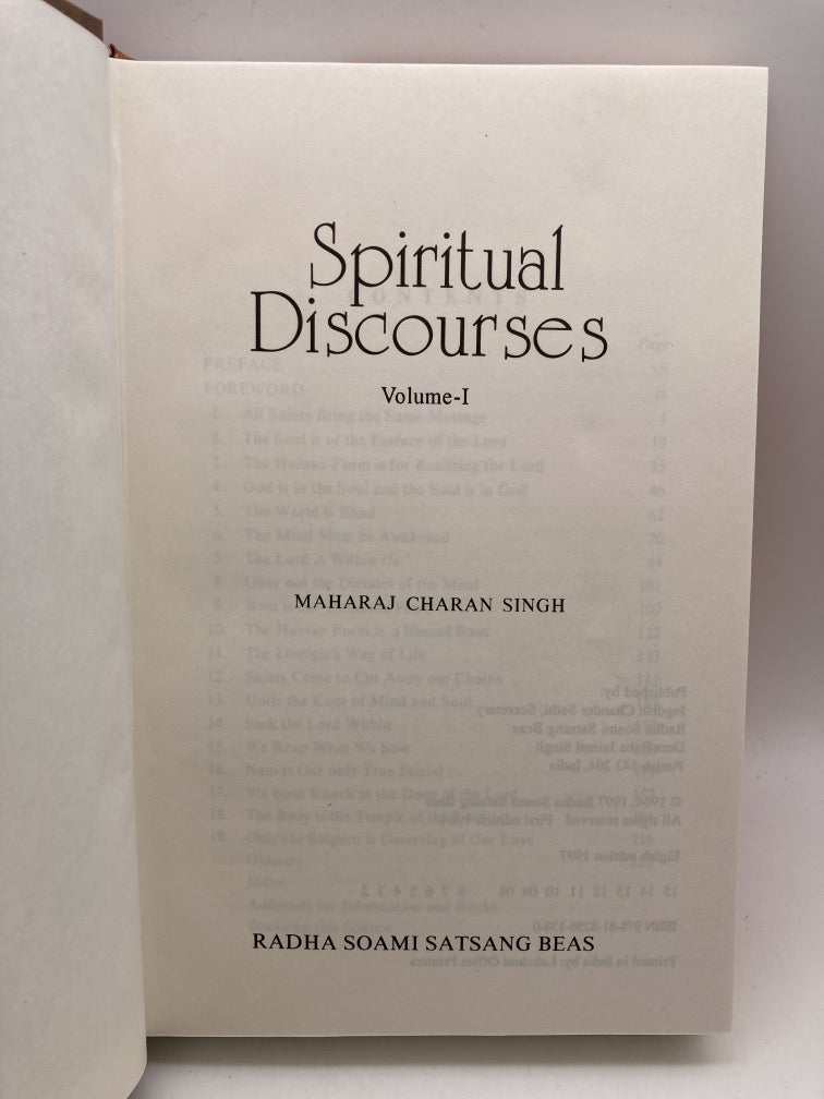 Spiritual Discourses: Volumes 1 & 2